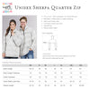 Monogrammed Sherpa Quarter Zip Pullover