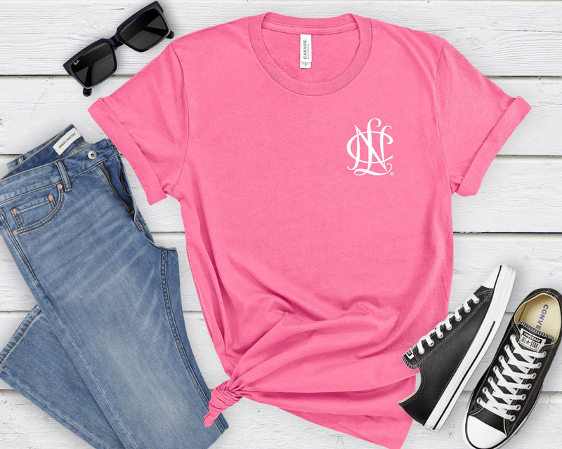 NCL Short Sleeve Crew T-Shirt - San Dieguito Chapter - Pink Tee