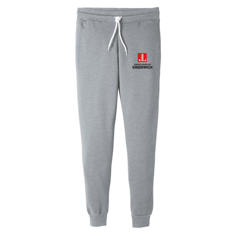 Junior League of Greenwich Luxe Fleece Joggers JL Greenwich Logo Sweatpants
