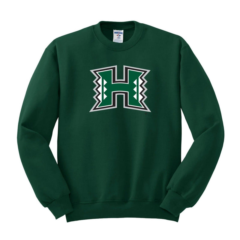 University of Hawaii Crewneck Sweatshirt - Large Manoa H Logo