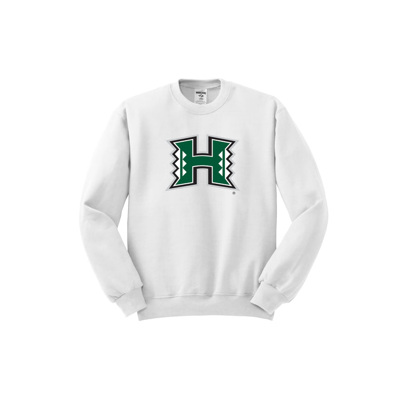 University of Hawaii Crewneck Sweatshirt - Large Manoa H Logo