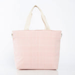 National Charity League Insulated Striped Tote Bag - NCL San Dieguito - Rose Pink