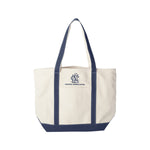 National Charity League Canvas Boat Tote - NCL Manhattan-Hermosa Chapter Navy Bag