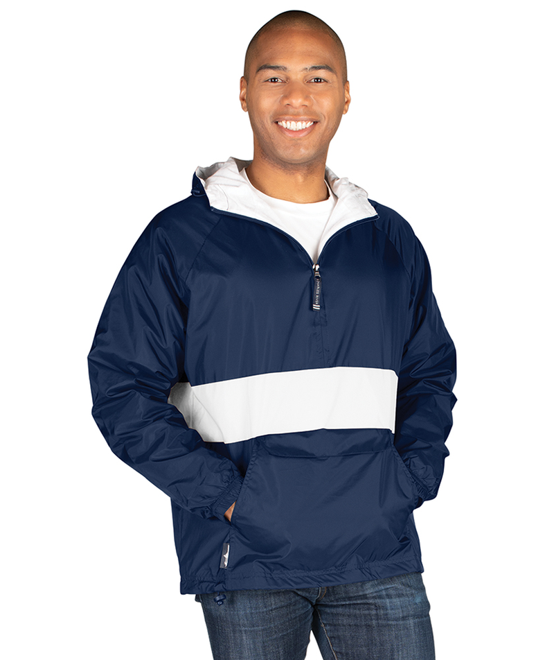 Kiwanis Rugby Style Flannel Lined Windbreaker