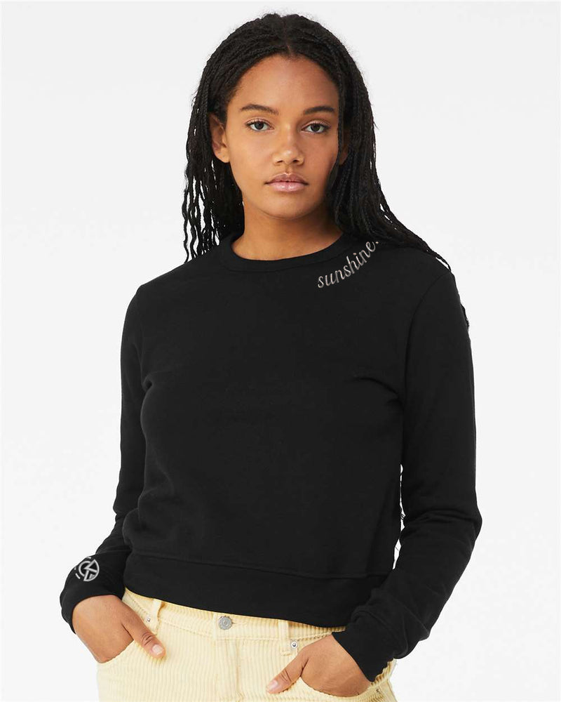 Brentwood Sunshine Chainstitch Luxe Fleece Sweatshirt - Womens