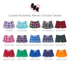 Austin Peay Flannel Boxer Shorts- Ladies