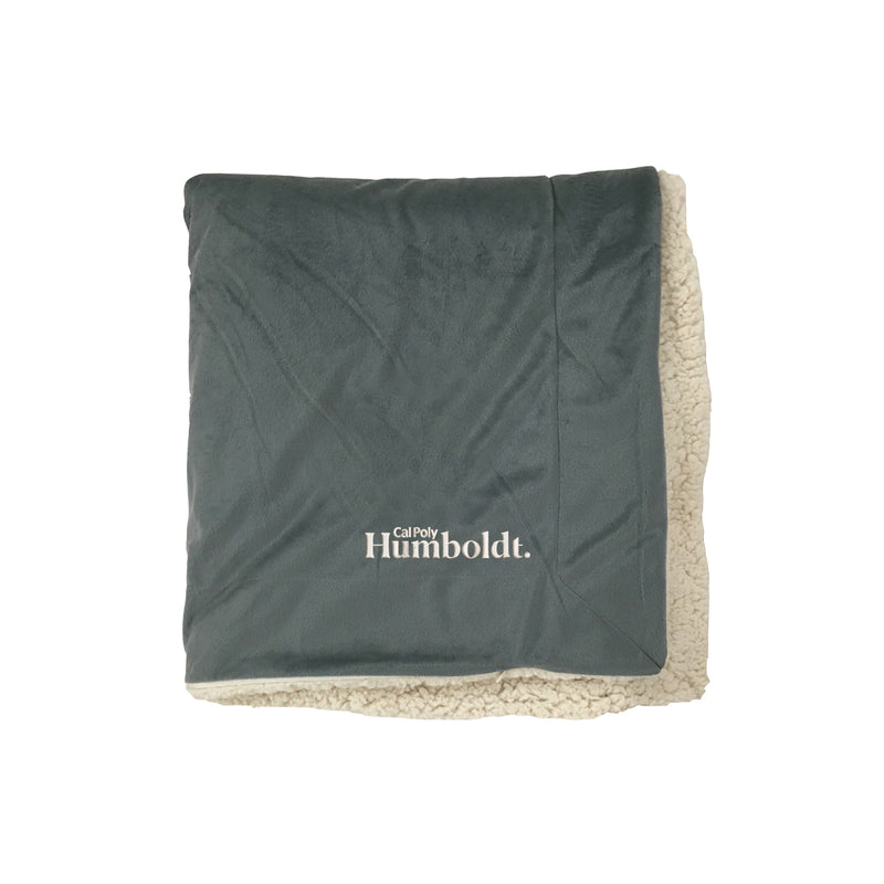 Cal Poly Humboldt Sherpa Lined Blanket