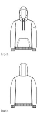 Furman Nike Hooded Sweatshirt - Diamond F