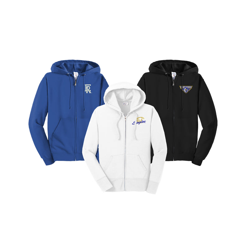 Embry Riddle Aeronautical University Zip Up Hoodie