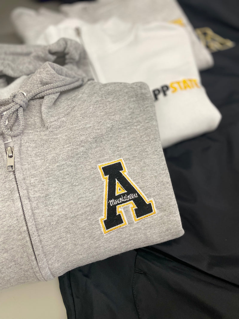 Appalachian State University Full Zip Hoodie