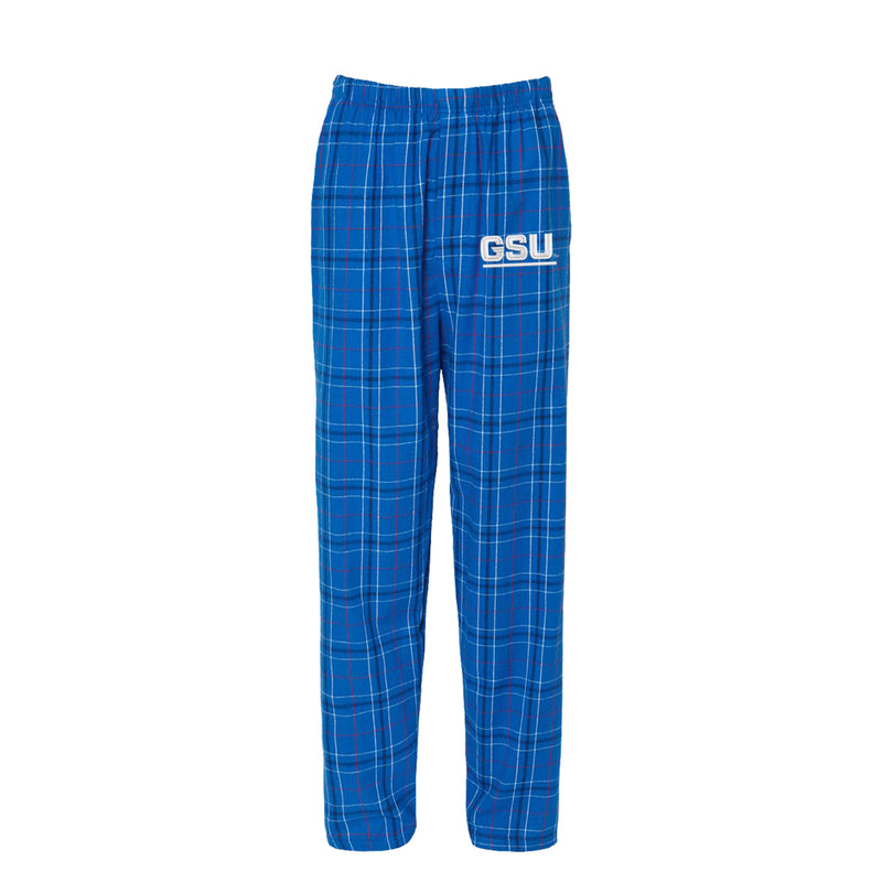 Georgia State University Embroidered Logo Flannel Pants