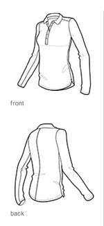 Butler University Nike Ladies Long Sleeve Dri-FIT Stretch Tech Polo