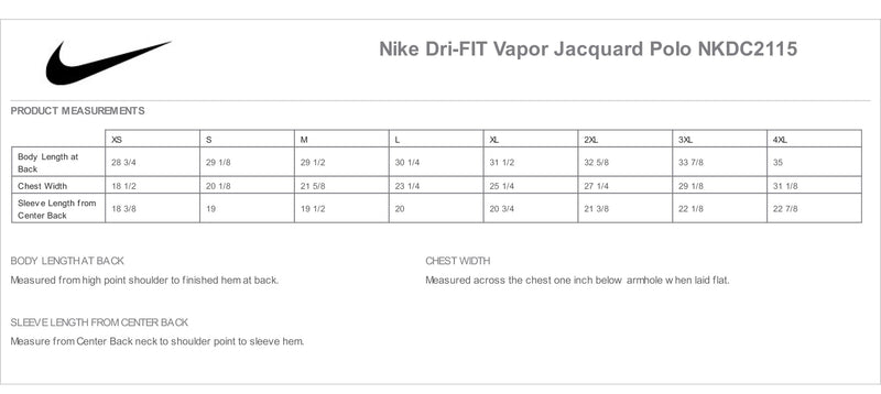 Samford University Nike Dri-FIT Vapor Jacquard Polo