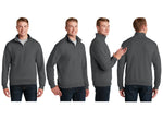 Christopher Newport University Quarter Zip Sweatshirt - Embroidered Choice of Logo