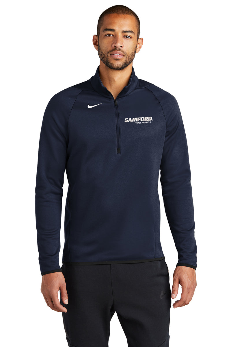 Samford Sport Specific Nike Therma-FIT Quarter Zip Pullover - Choice of Sport- Navy