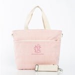 National Charity League Insulated Striped Tote Bag - NCL San Dieguito - Rose Pink