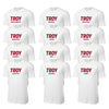 Troy University Sports Performance Short Sleeve T-Shirt - Choice of Sport - White