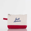 University of South Alabama Cotton Canvas Cosmetic Bag