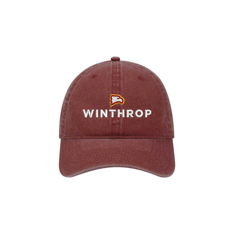 Winthrop University Beach Washed Baseball Hat