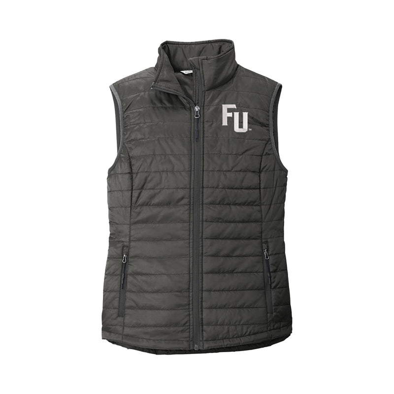 Furman University Puffer Vest - FU Wordmark