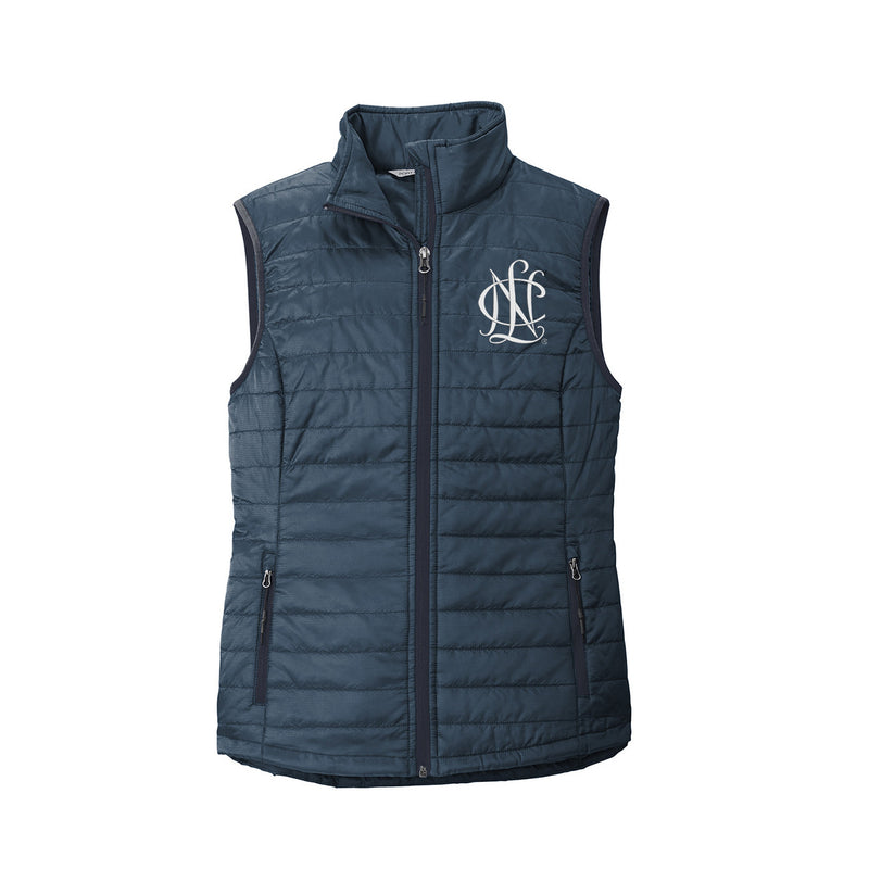 National Charity League Puffer Vest - NCL Puffy Vest Navy