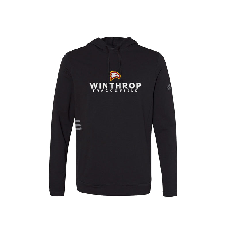 Winthrop Eagles Adidas Lightweight Hooded Sweatshirt with Choice of Sport - Black