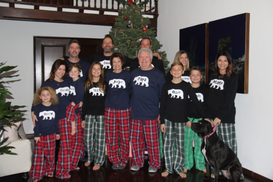 Christmas Mama and Papa Bear Matching Family Pajamas