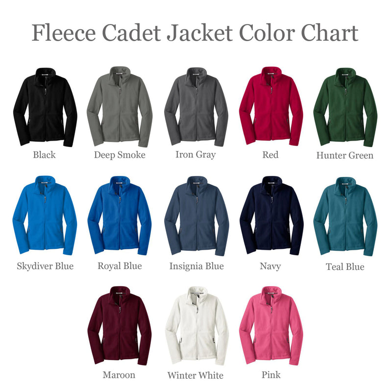Women's Monogrammed Fleece Jacket – Cotton Sisters