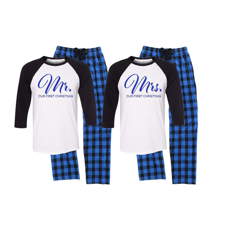 Our First Christmas Pajama Set - Royal Buffalo