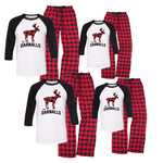 Personalized Moose Family Christmas Pajama Set