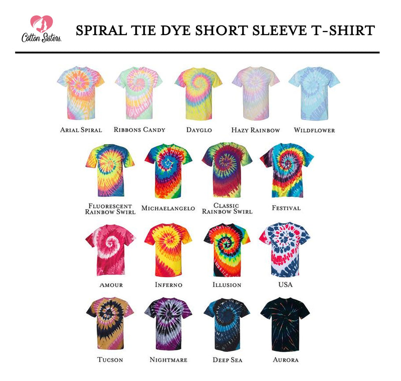 Monogrammed Tie Dye T-Shirt – United Monograms