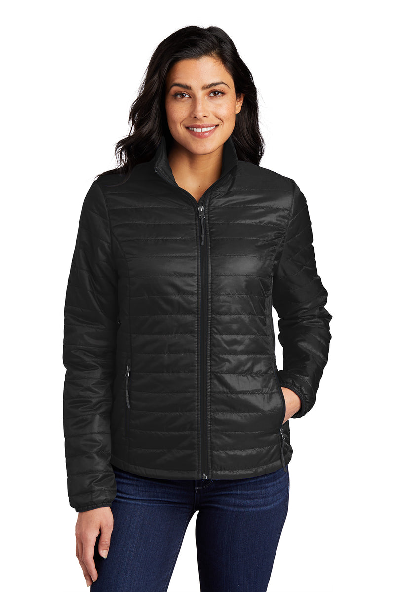 Junior League of Greenwich Puffer Jacket - JL Greenwich Logo