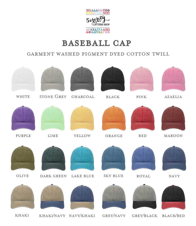 Junior League of Hartford Beach Washed Low Profile Baseball Cap - JL Icon Hat