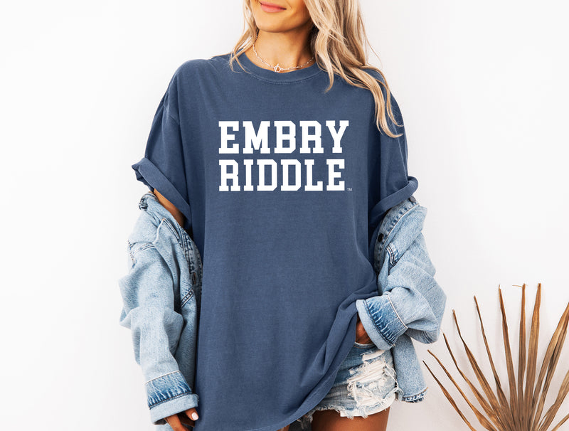 Embry-Riddle Aeronautical University Heavy Weight T-Shirt - Comfort Colors