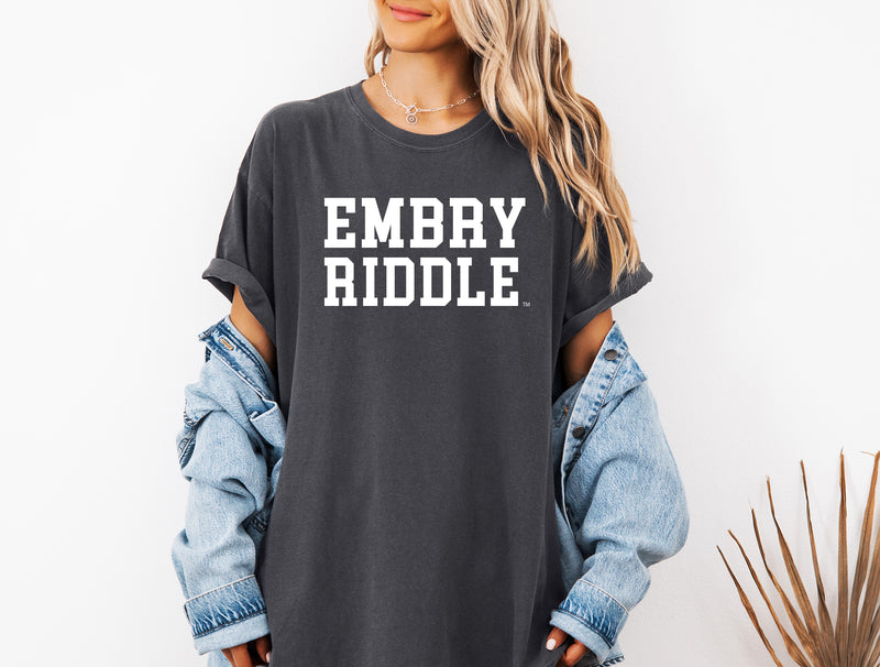 Embry-Riddle Aeronautical University Heavy Weight T-Shirt - Comfort Colors