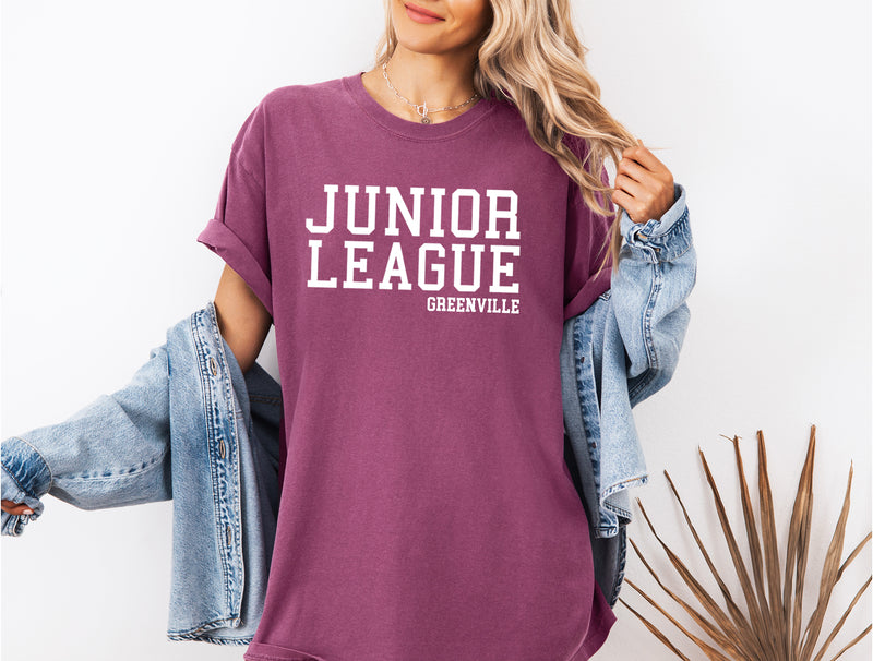 Junior League of Greenville Heavy Weight T-Shirt - Comfort Colors Tee