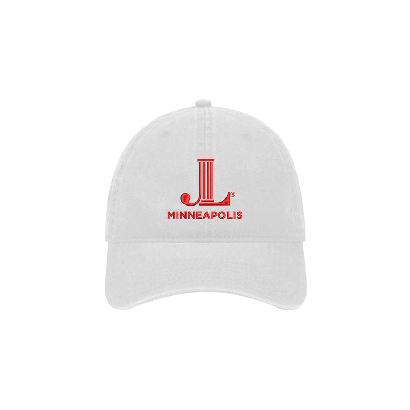 Junior League of Minneapolis Beach Washed Low Profile Baseball Cap - JL Icon Minneapolis Hat