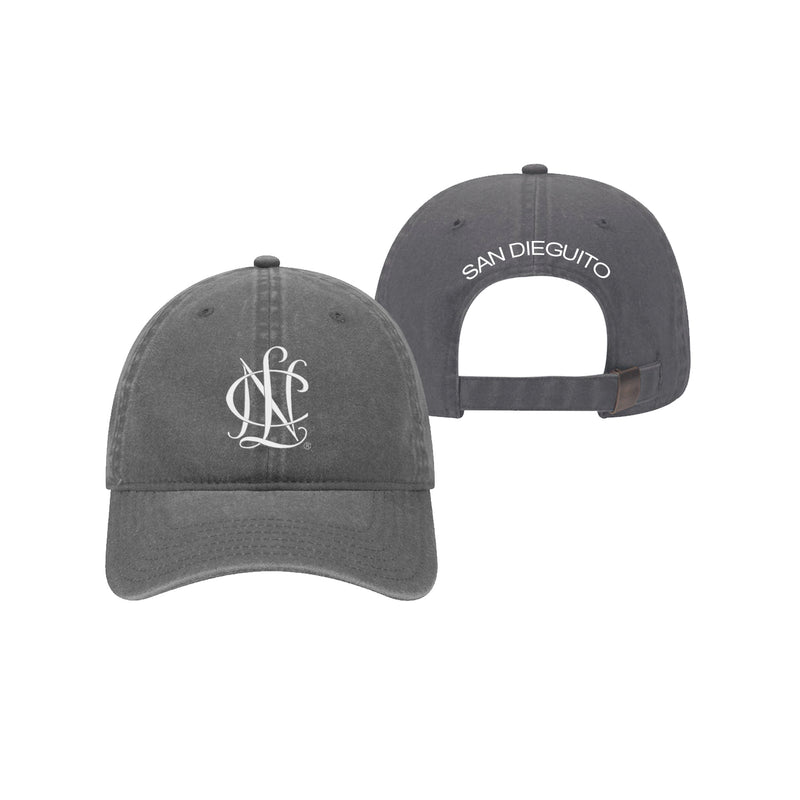 National Charity League Beach Washed Hat in Charcoal  - NCL San Dieguito Chapter