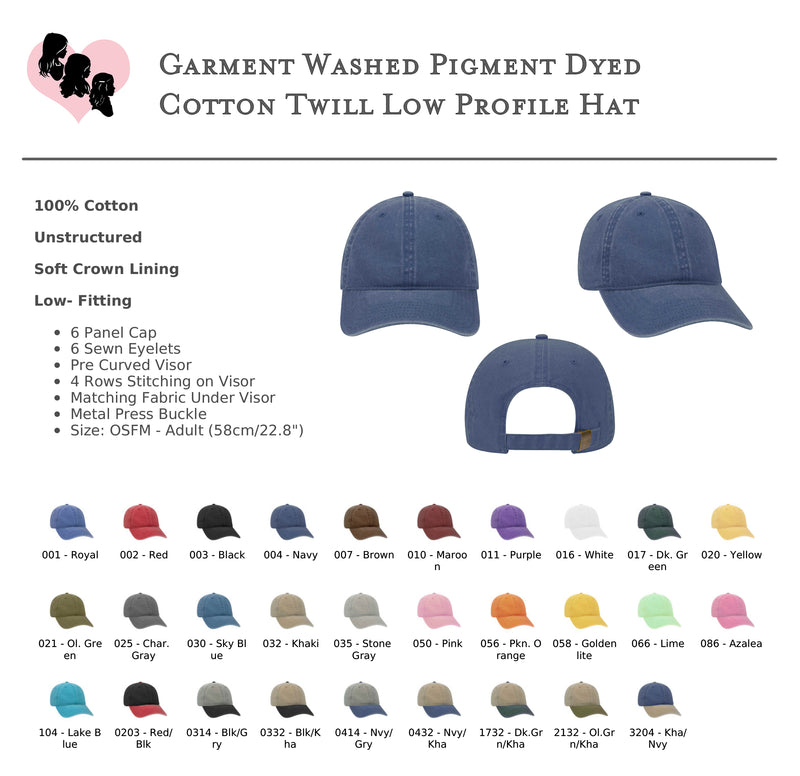 Junior League of Greenville Low Profile Baseball Cap - Logo Hat