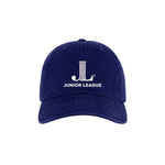 Junior League Beach Washed Low Profile Baseball Cap - JL Logo Hat - FINAL SALE