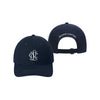 National Charity League Beach Washed Baseball Hat White & Pink  - NCL Seaside Chapter