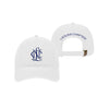 National Charity League Beach Washed Baseball Hat White & Navy  - NCL Laguna Chapter
