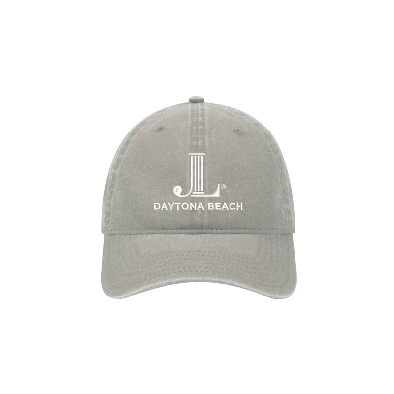Junior League of Daytona Beach Washed Low Profile Baseball Cap - JL Icon Daytona Beach Hat