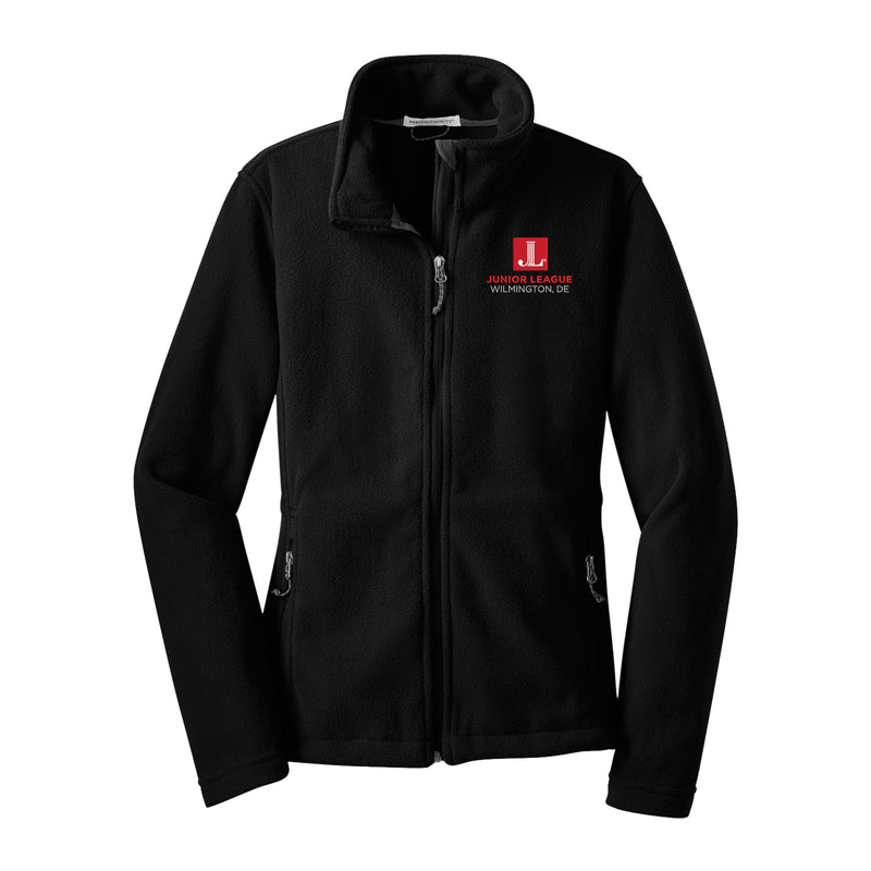 Junior League of Wilmington DE Fleece Jacket - JL Wilmington Logo