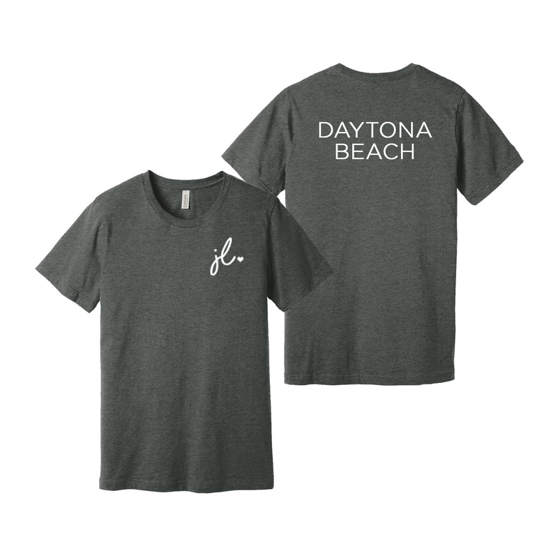 Junior League of Daytona Beach Short Sleeve Crewneck T-Shirt - JL Heart Logo