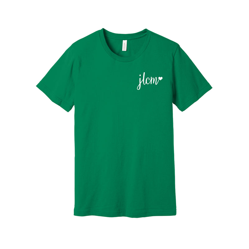 Junior League of Cobb-Marietta Short Sleeve Crewneck T-Shirt - JLCM Heart Logo
