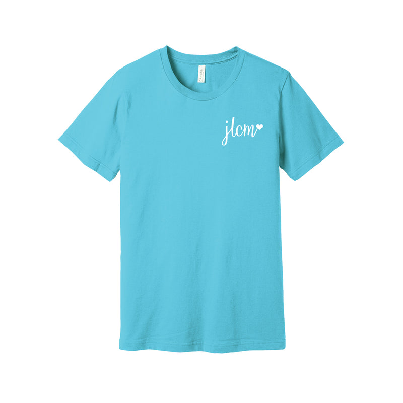 Junior League of Cobb-Marietta Short Sleeve Crewneck T-Shirt - JLCM Heart Logo