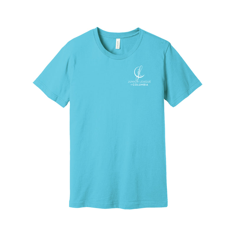 Junior League of Columbia Short Sleeve Crewneck T-Shirt - Columbia Logo Tee
