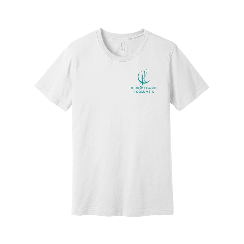 Junior League of Columbia Short Sleeve Crewneck T-Shirt - Columbia Logo Tee
