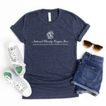 National Charity League Short Sleeve Crew T-Shirt - NCL Logo Tee with Tagline